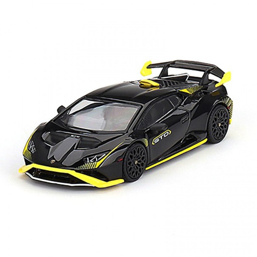 MGT00638-R LAMBORGHINI HURACÁN STO NERO NOCTIS 2023 1:64 MINI GT