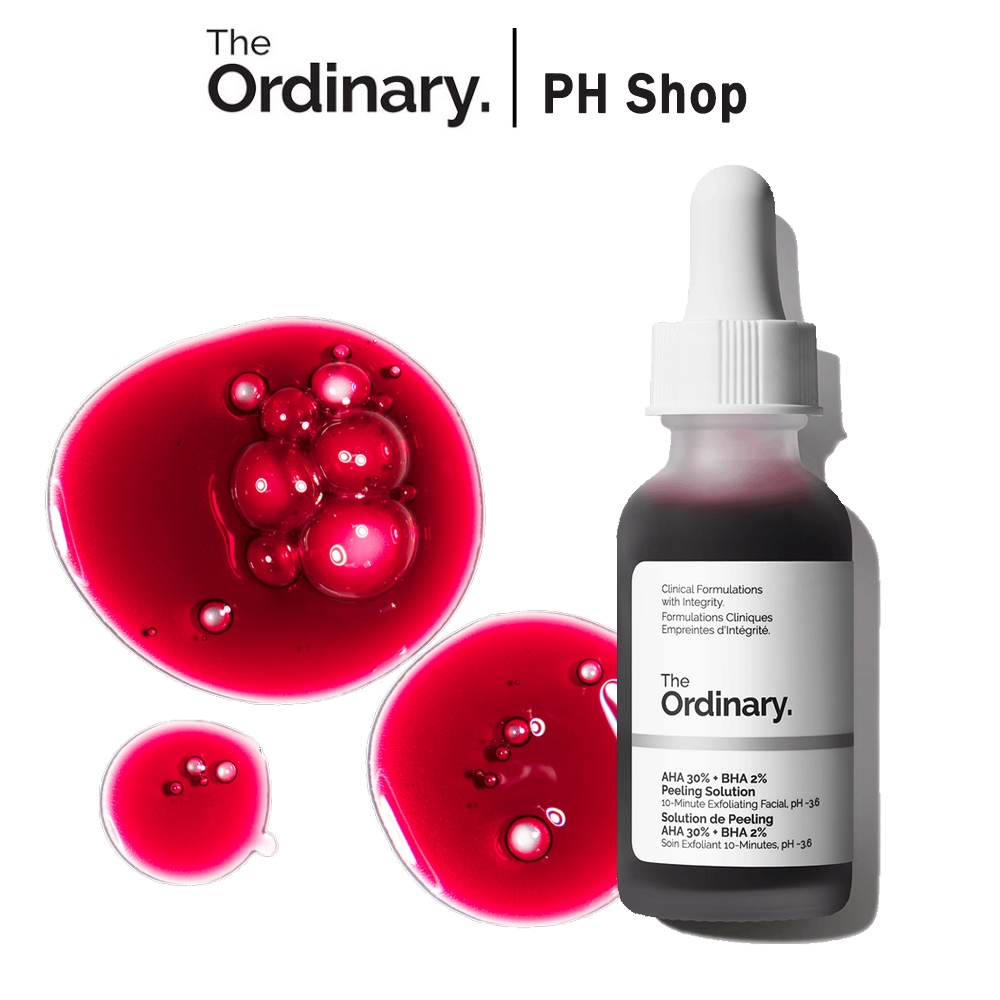 The Ordinary AHA 30 + BHA 2Peeling Solution Facial Serum Remove Acne Scars Whitening Skin Care