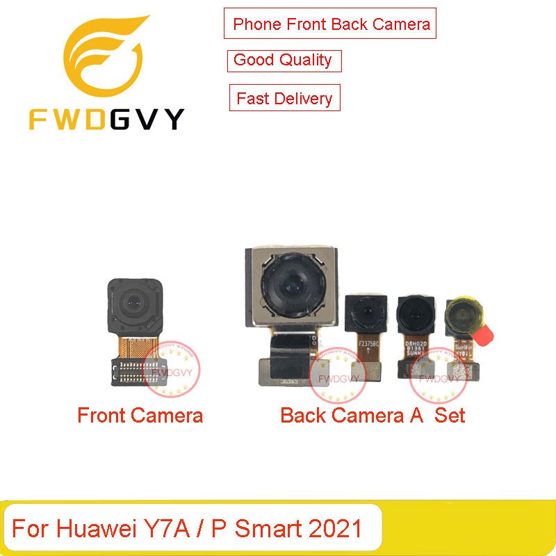 For Huawei Y7A / P Smart 2021 Front Back Camera Main Frontal Facing ...