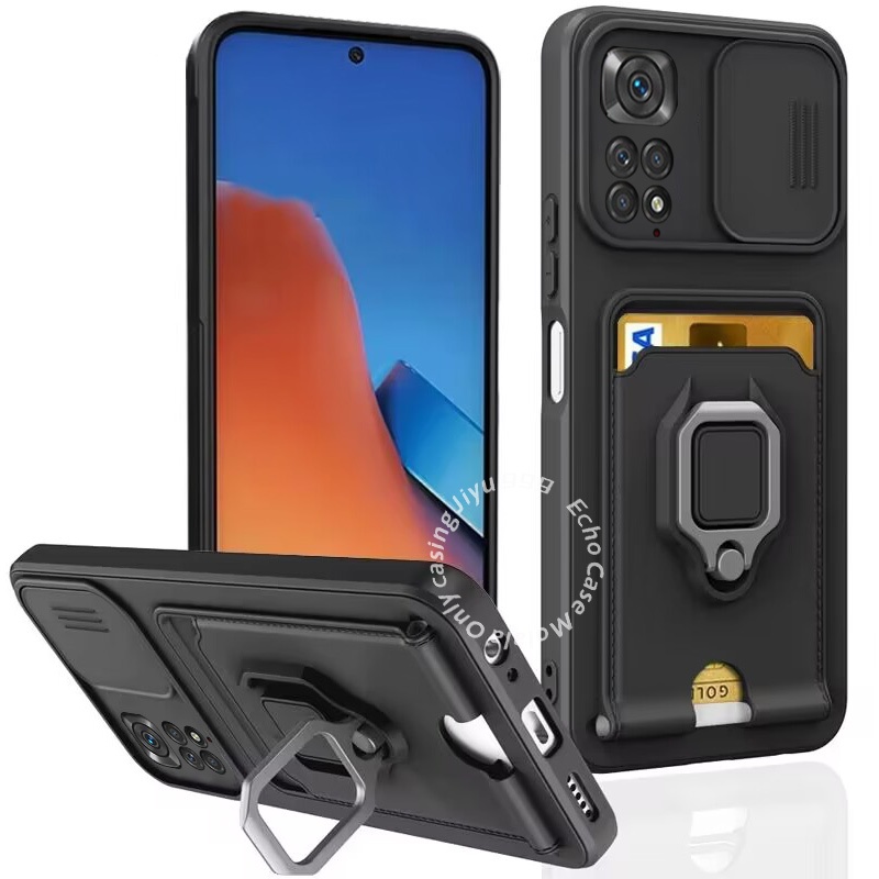 Casing For Redmi Note 11 4G 11s note11 Pro Soft Coer With Card Slot ...