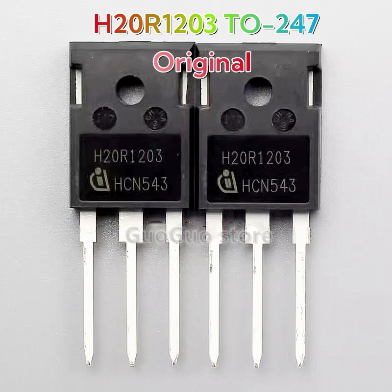 Transistor IGBT H20R1203 TO-247 - 5 Pezzi, Compatibile Con Vari Modelli (IHW20N120R3, H40R1203, Ecc.)