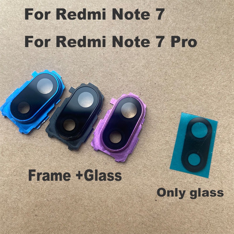 For Xiaomi Redmi Note 7 PRO Back Camera Glass Rear Lens Cover With ...