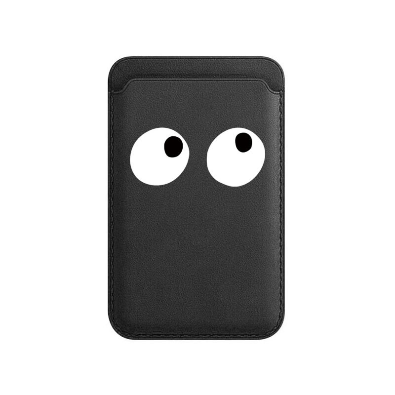 Funny eyes pattern wallet card holder for iPhone15pro 15promax 14 ...