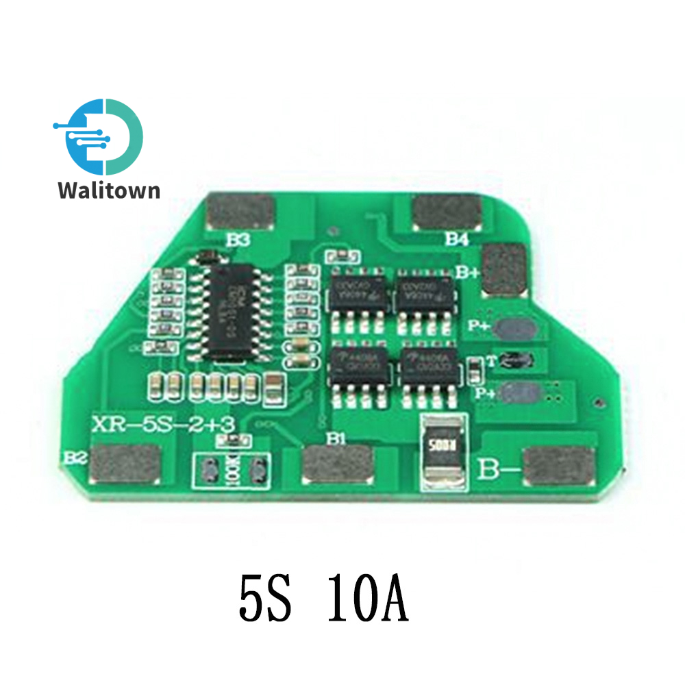 5S/7S 5A/10A 21V BMS Li-ion Ternary Lithium Battery Protection Circuit ...