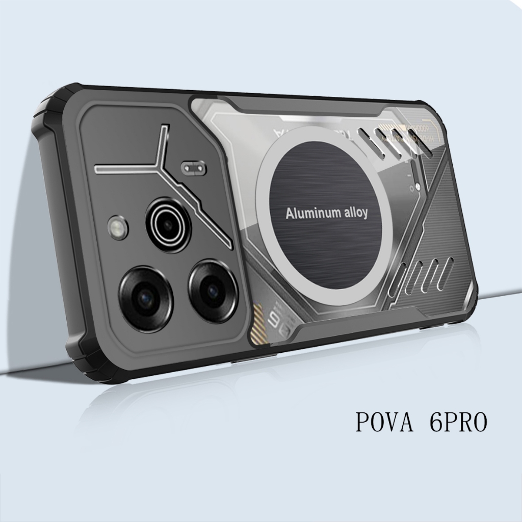 Heat Dissipation Phone Casing For Tecno Pova 6 Pro Case Four-corners ...