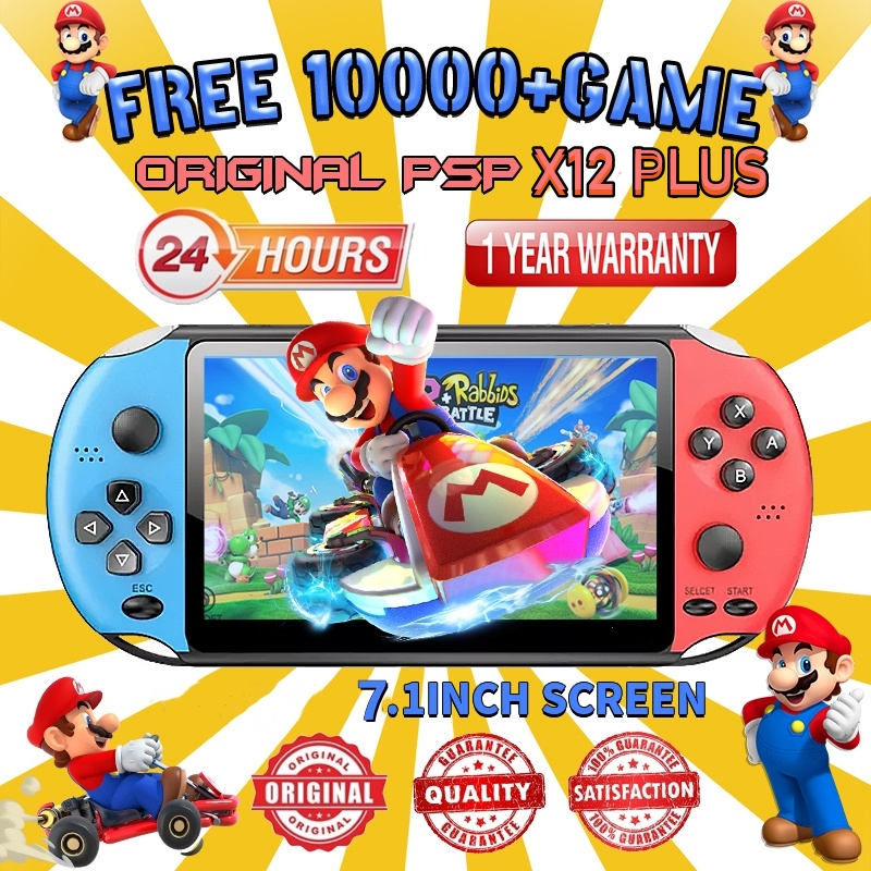 X12 Plus Portable Game Console Inch HD Screen Audio Video Game