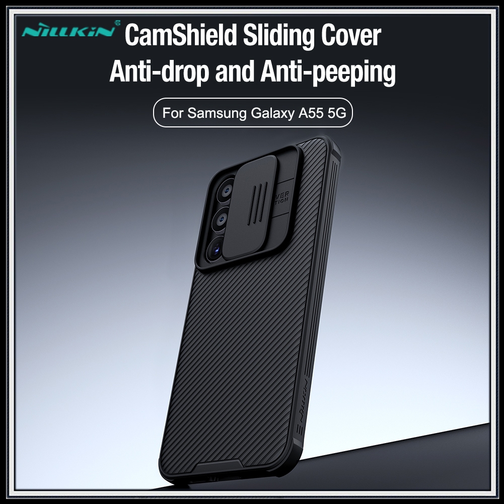Nillkin For Samsung Galaxy A55 5G Casing CamShield Pro Case Slide Camera  Lens Protection TPU PC Shockproof Luxury Phone Cover
