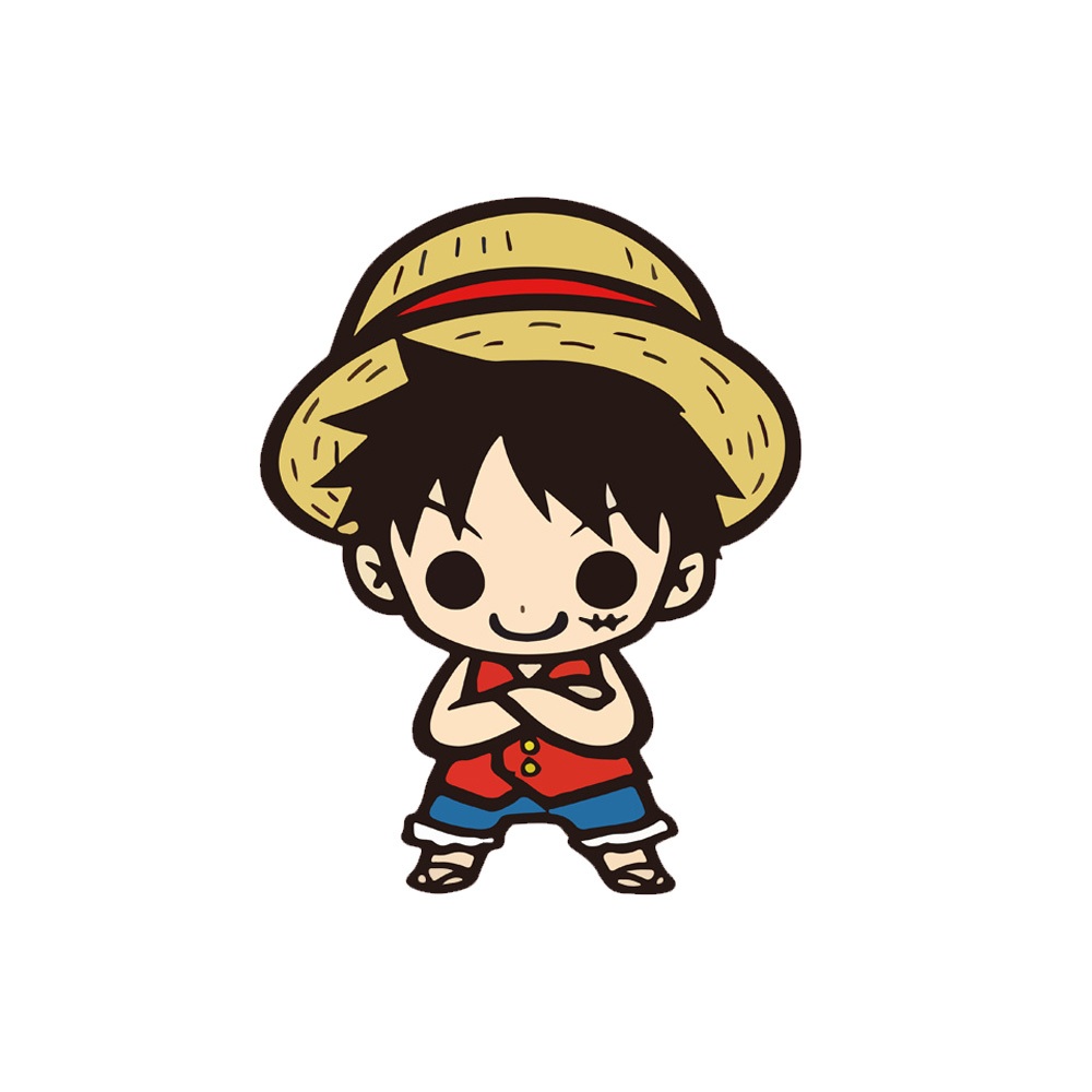 Brooch One Piece Cartoon Animation Peripheral Cute Acrylic Clothes and ...
