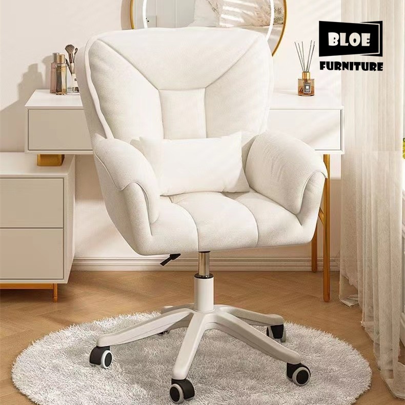 BLOE Computer chairs Furnishing comfortable for a long time girl bedroom  makeup chair college students learn desk and chair backsm sofa chair