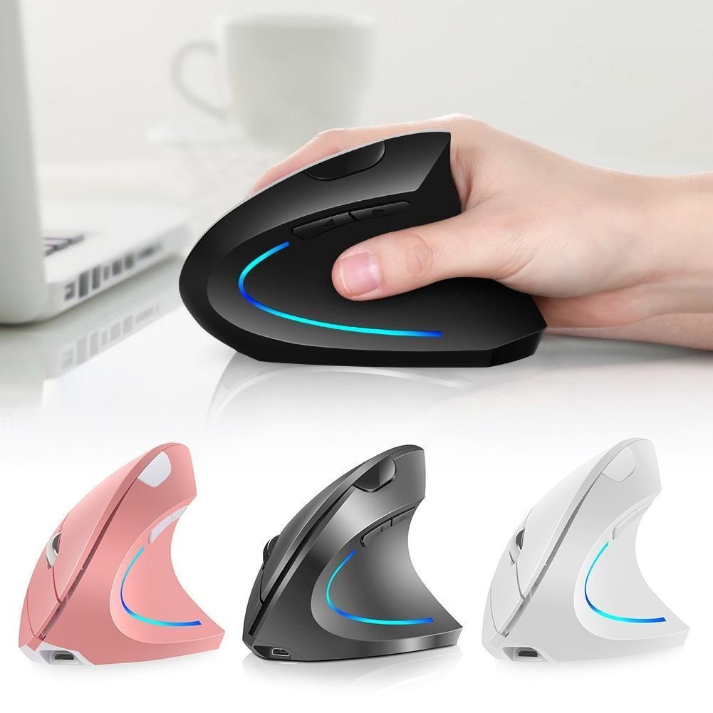 Mouse 800/1200/1600DPI Vertical Wireless Mouse 2.4Ghz Ergonomic Mouse ...