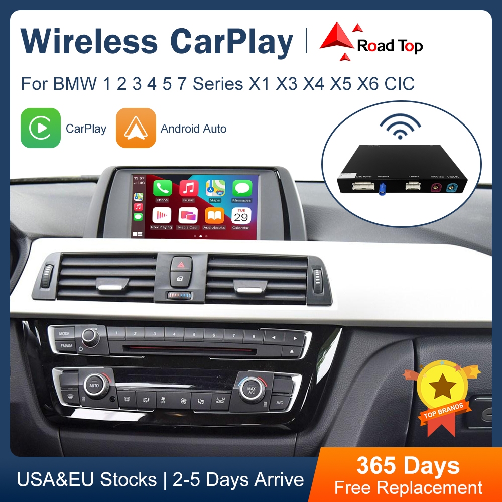 Wireless Carplay Decoder For BMW 1 2 3 4 5 7 Series X1 X3 X4 X5 X6 2008 ...