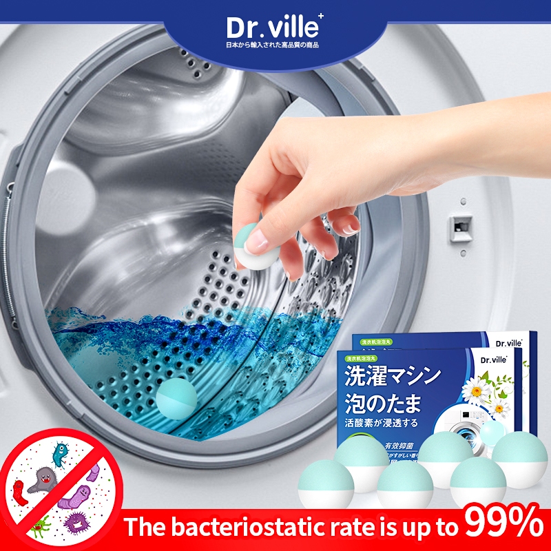 Washing Machine Powder Effervescent Tablet Detergent Cleaner Descale