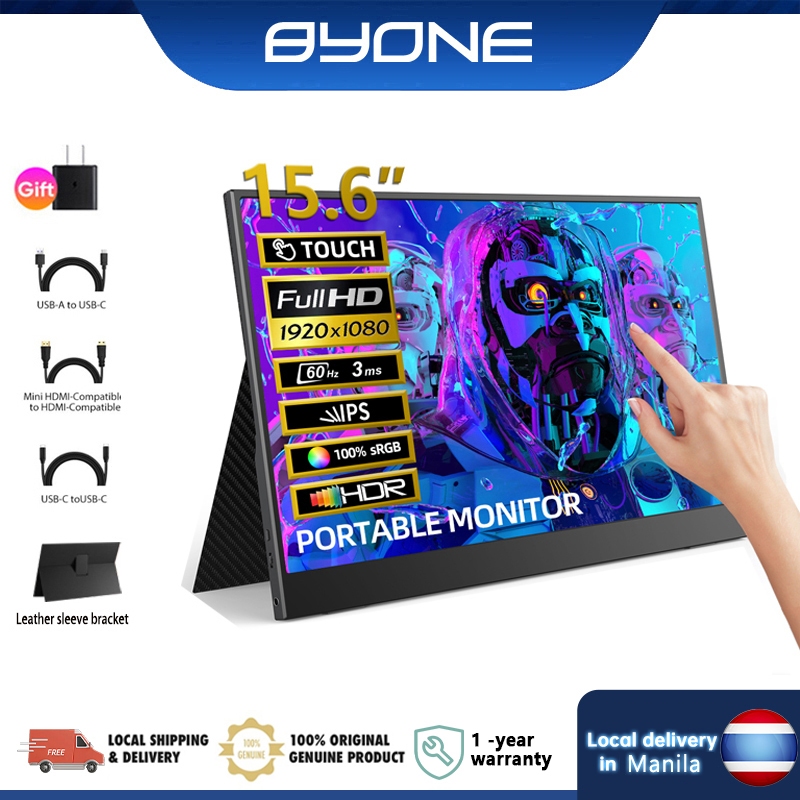 BYONE Touch Portable Monitor /1920*1080p/touch screen Gaming Monitor ...