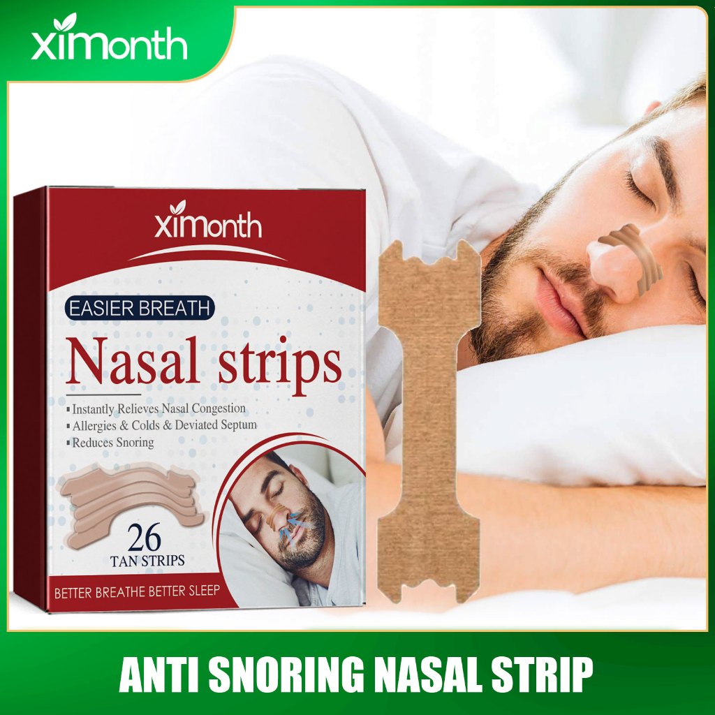 Ximonth Breathe Nasal Strips Anti Snoring Mouth Breath Corrector Improve Apnea Stop Snore