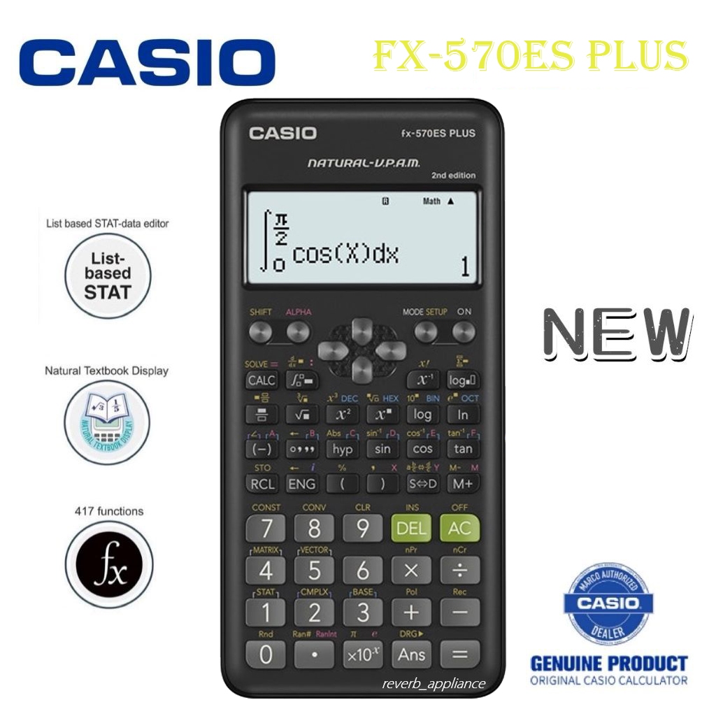 Casio fx 570 es plus sale