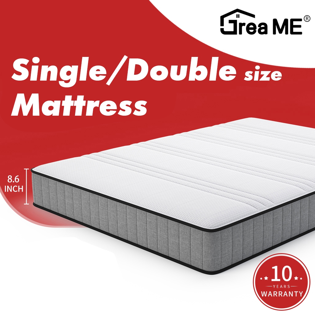 DreaMe Memory foam mattress Boxed Spring mattress 8.6 inch Comfort ...