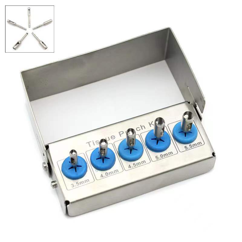 1SET Dental Implant Trephine Bur Tissue Punch Stainless steel Planting ...