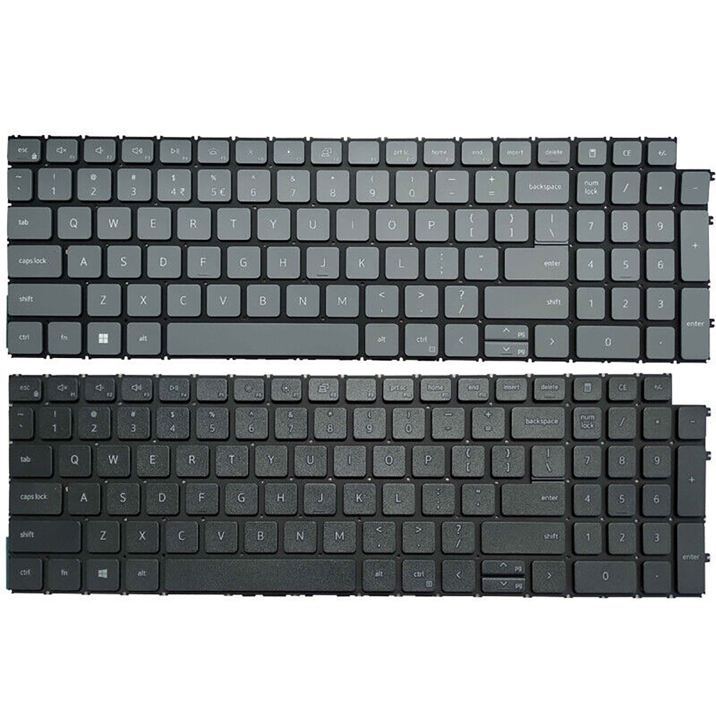 US/RU Keyboard For Dell Inspiron 15 3511 3515 3510 3520 5515 5510 7510 ...