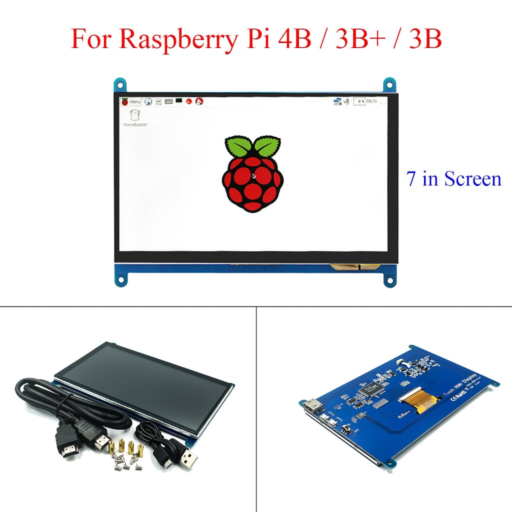 7 inch Touch Screen 1024*600 HDMI Display TFT IPS LCD Touchscreen For ...