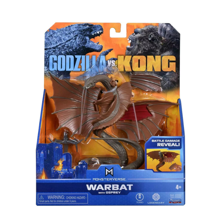 Playmates Godzilla Vs Kong 2 Monster Warbat Shopee Philippines 4737