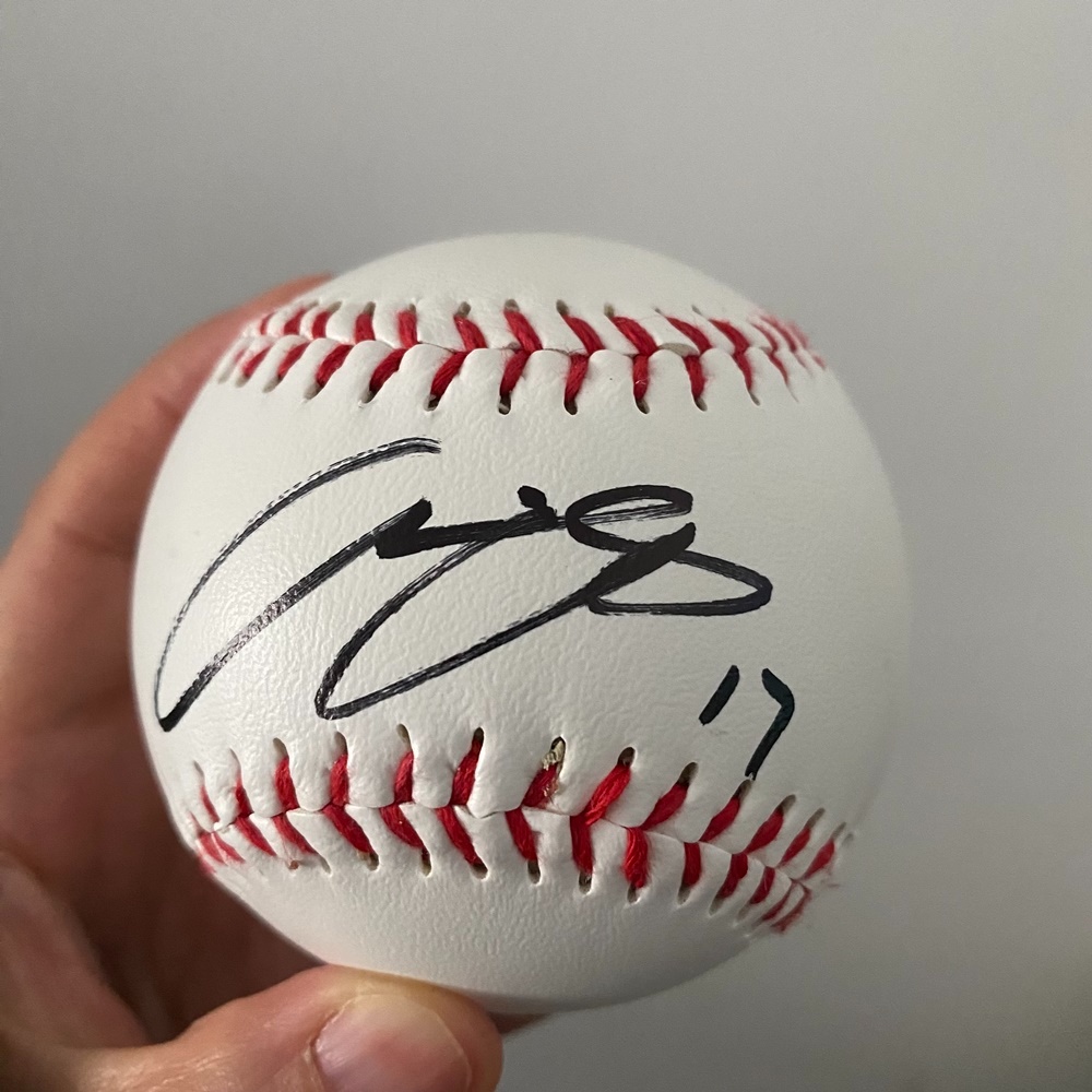 signed Ohtani Shohei autographed Signature pads and Signed baseball ...