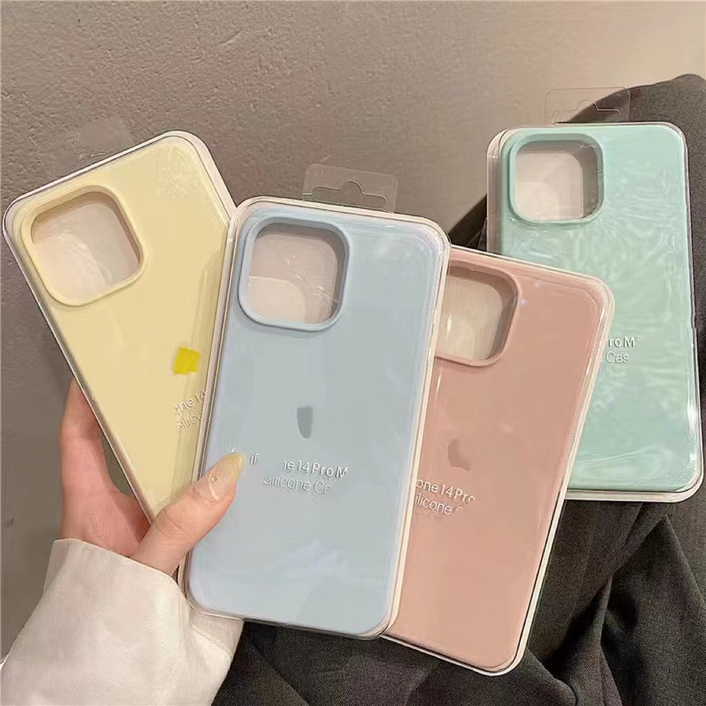 Full covered Real Liquid Silicone for iPhone 6/splus/7/8/SE/Xs/max/11 ...