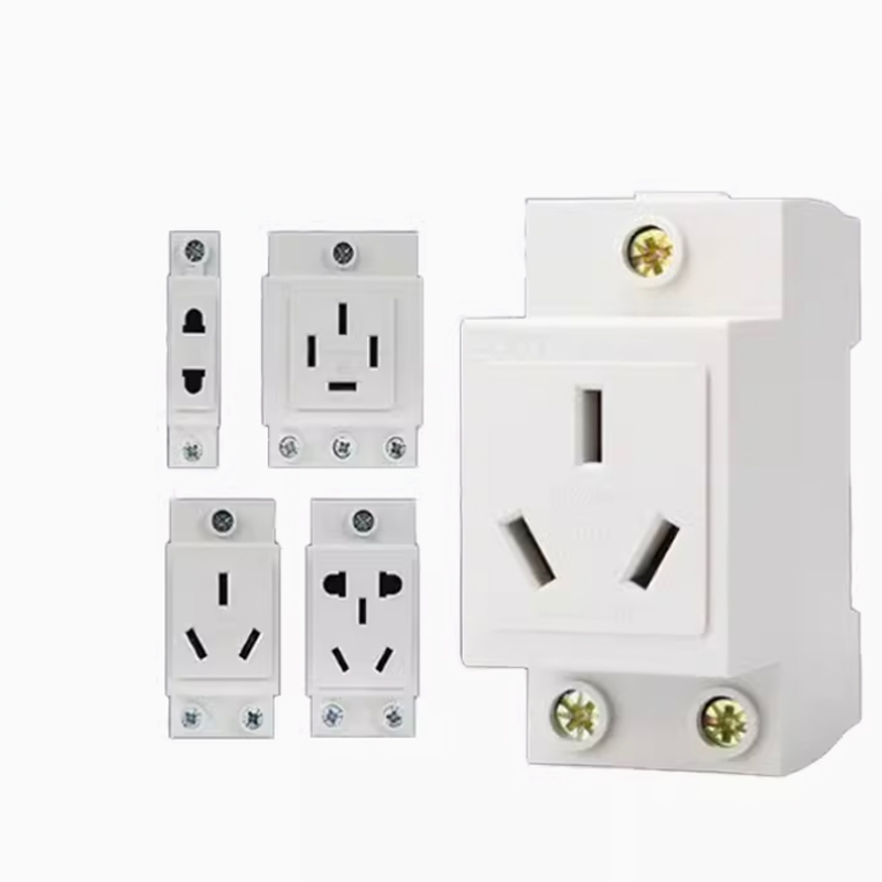 Modular socket, wall switch rail, power socket, three-phase four-wire ...