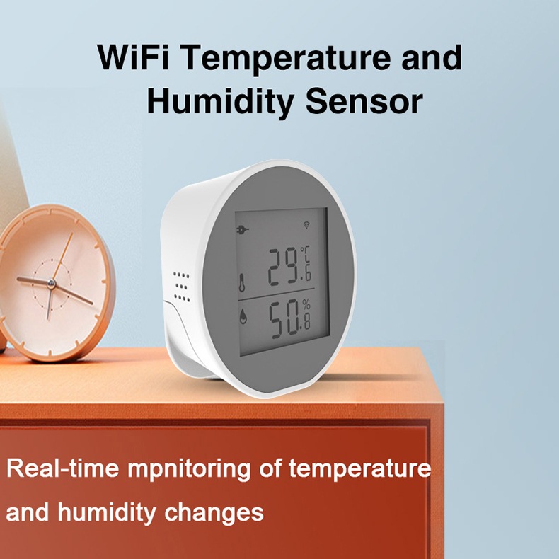 Tuya WIFI Temperature Humidity Sensor Indoor Hygrometer Thermometer ...
