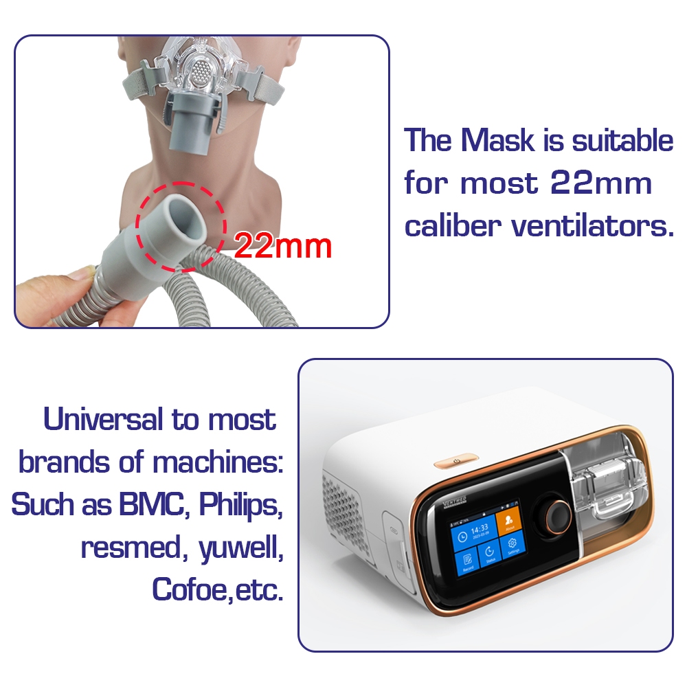 CPAP Nasal Mask Adjustable Headgear and Buckle for CPAP Auto CPAP Nasal ...