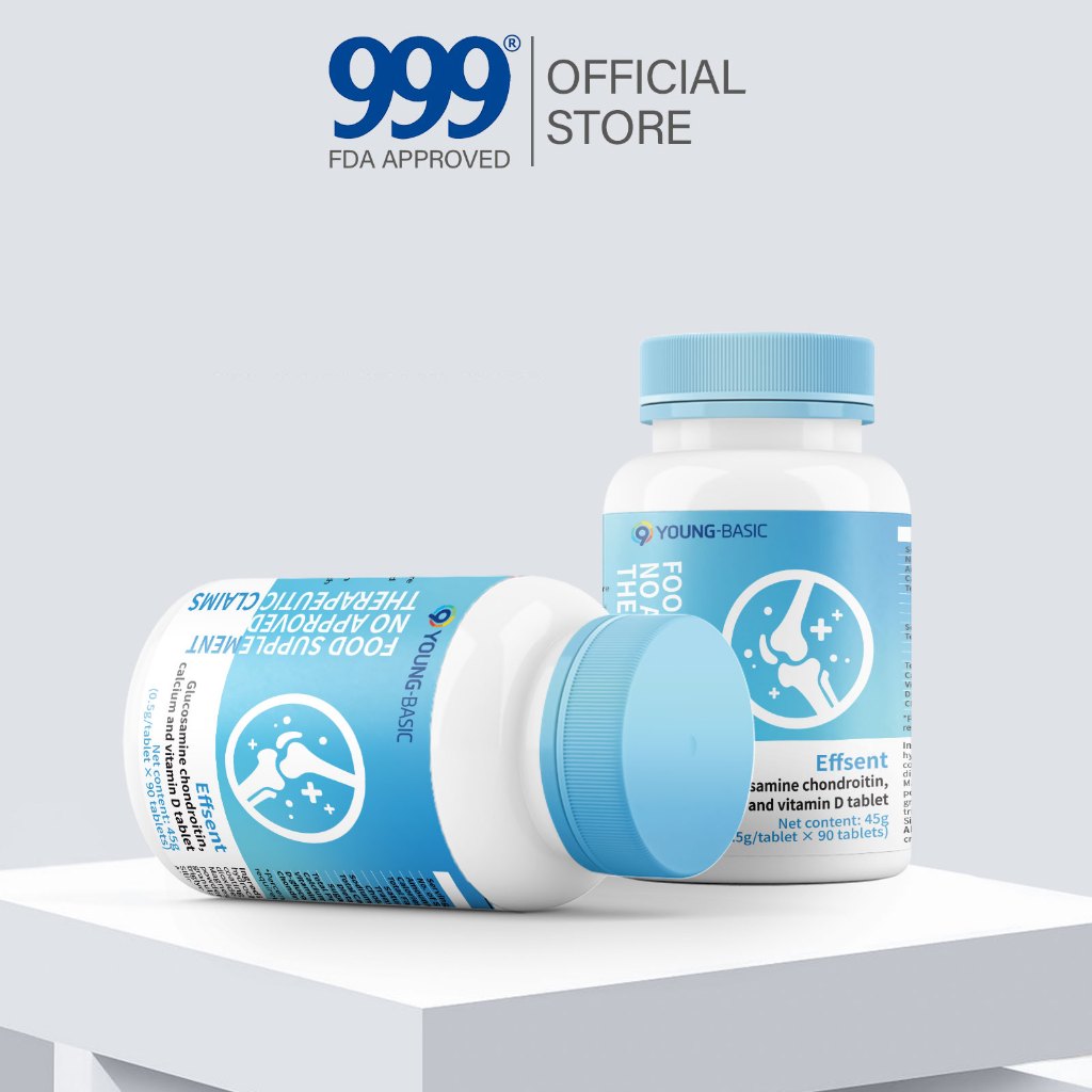 999 Glucosamine Chondroitin Calcium Vitamin D Tablets Increase Bone Density(90 tablets) Shopee
