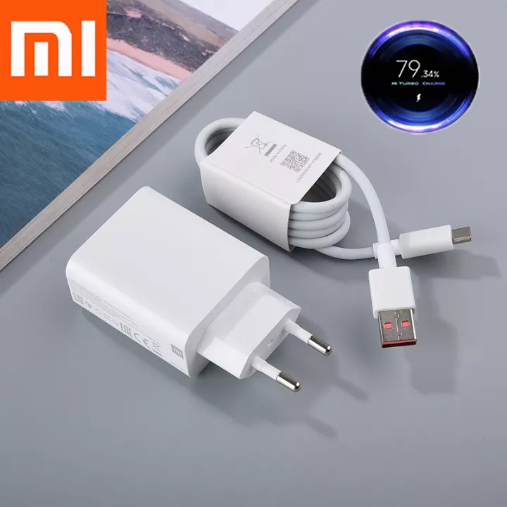 Original Xiaomi Charger 33w MI Turbo Fast Charging Adapter With 6A Type ...