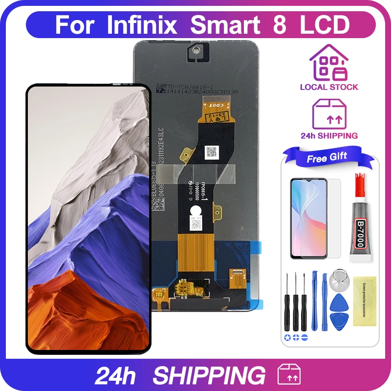 6-6-original-for-infinix-smart-8-x6525-lcd-display-touch-screen