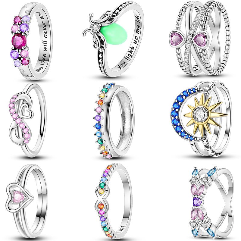 Glow Firefly Ring Hot Sale 2024 New 100%Genuine 925 Sterling Silver ...