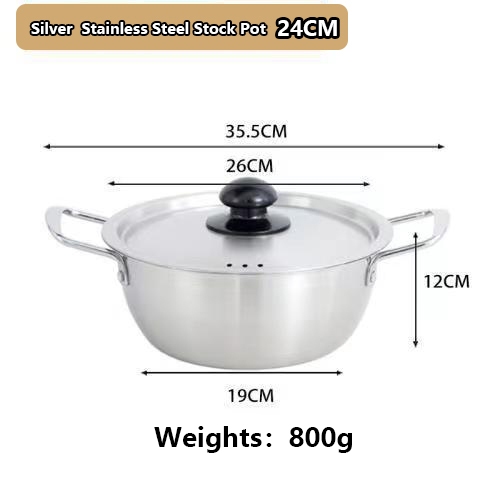 24cm Dual-purpose Induction cooker, gas cooker Korean Pot Ramen Pot ...