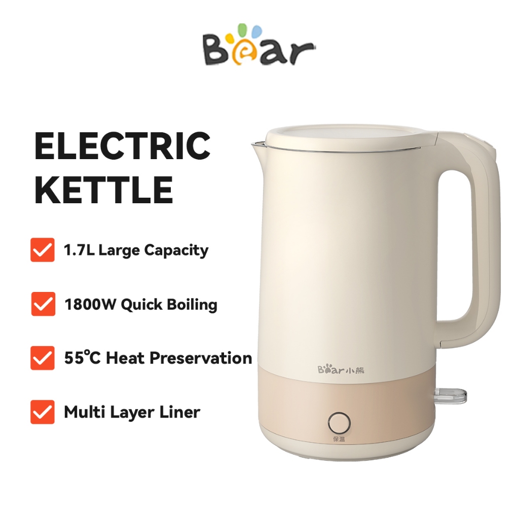 Bear Electric Kettle Water Heater Small Kettle Stainless