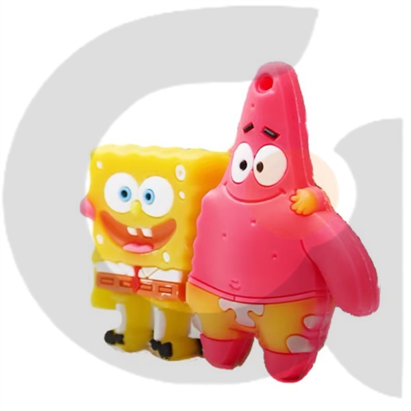 Cartoon Cute Silicone SpongeBob Patrick Star Personalized Creative USB ...