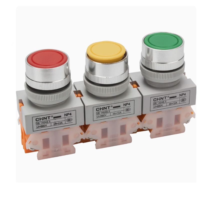 Push button switch NP4-11BN one normally open and one normally closed ...