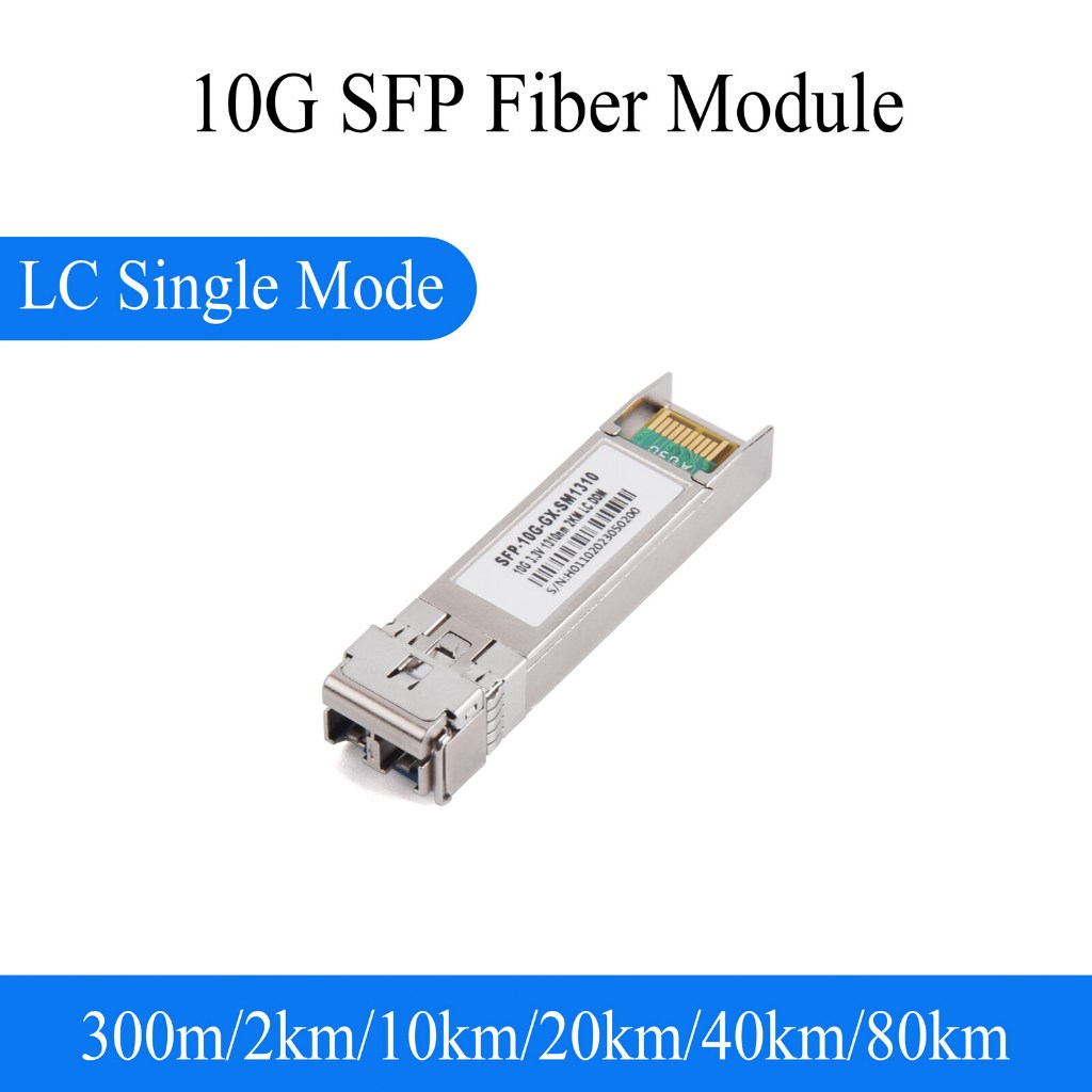 40-80KM 1PCS 10G Fiber SFP Module Single Mode Multi-fiber 2 LC Fiber ...