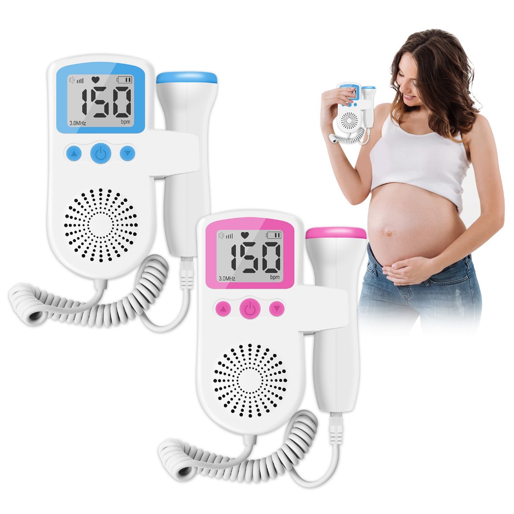 Fetal Doppler Ultrasound Monitor Baby Heartbeat Detector Early Baby ...