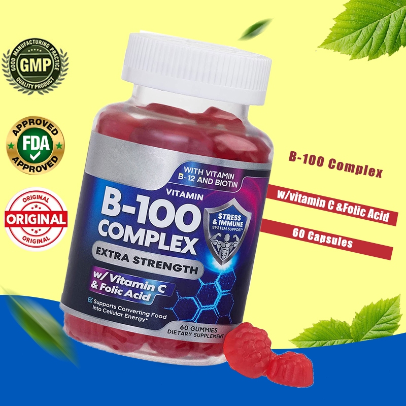 Vitamin B Complex Capsule Biotin Gummies Folic Acid Vitamins Vitamin B