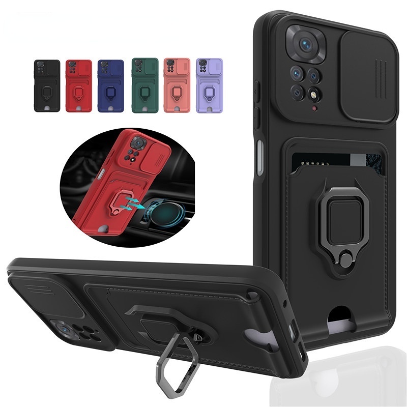 Zip Wallet Case Leather Flip Cover For Xiaomi Redmi Note 9 10 Pro - View #2