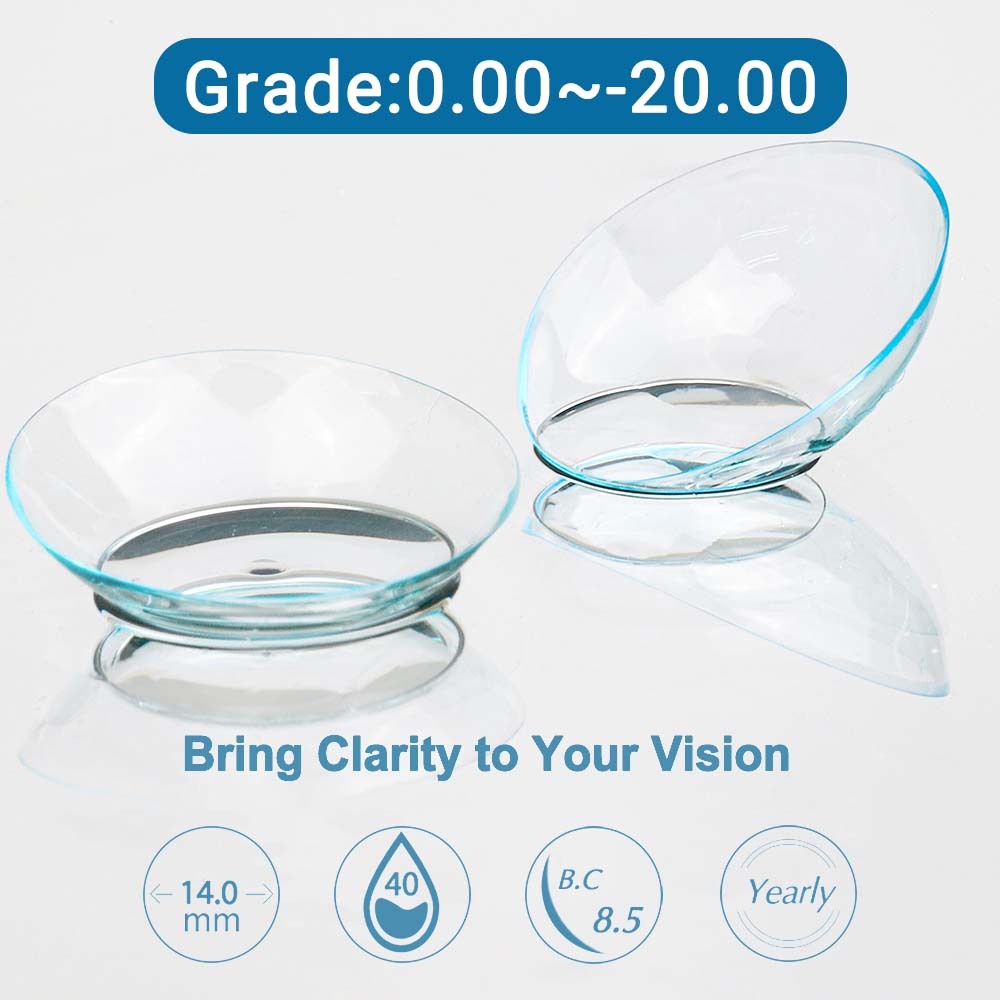 【COD & High Grade】Clear Contact Lens Myopia High Grade (0.00-20.00 ...