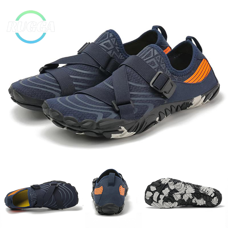 RUGGA Unisex Aqua Shoes Rubber No Slip Beach Shoes Pool River Barefoot Water Shoes for Swimming Hiking Seaside Shopee Philippines