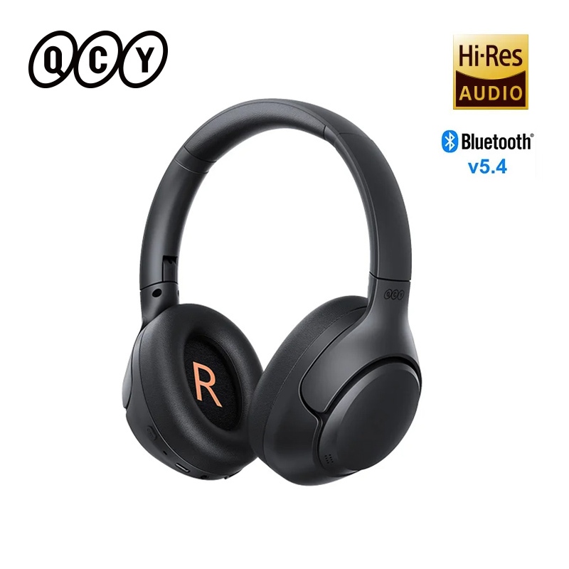 QCY H3 ANC Wireless Headphones, Bluetooth 5.4, Hi-Res Audio, 43dB ...