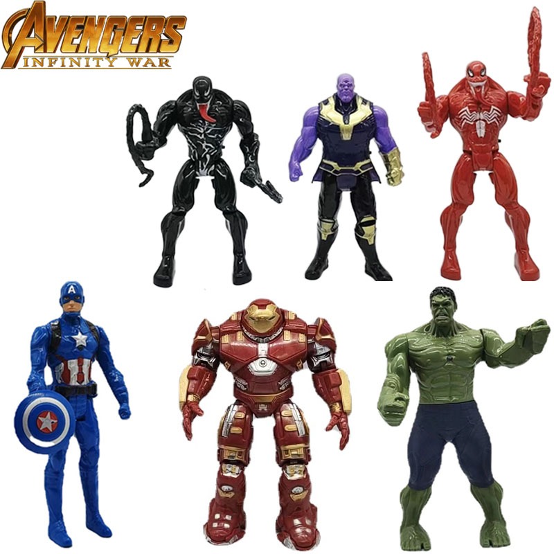 Avengers character model Spider-Man Iron Man Thanos model toy