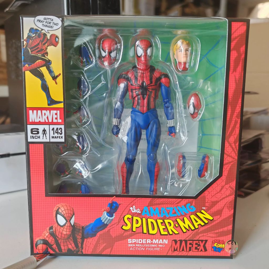 MAFEX Marvel No.143 Ben Reilly Spider-Man (Comic Ver.) Action Figure ...