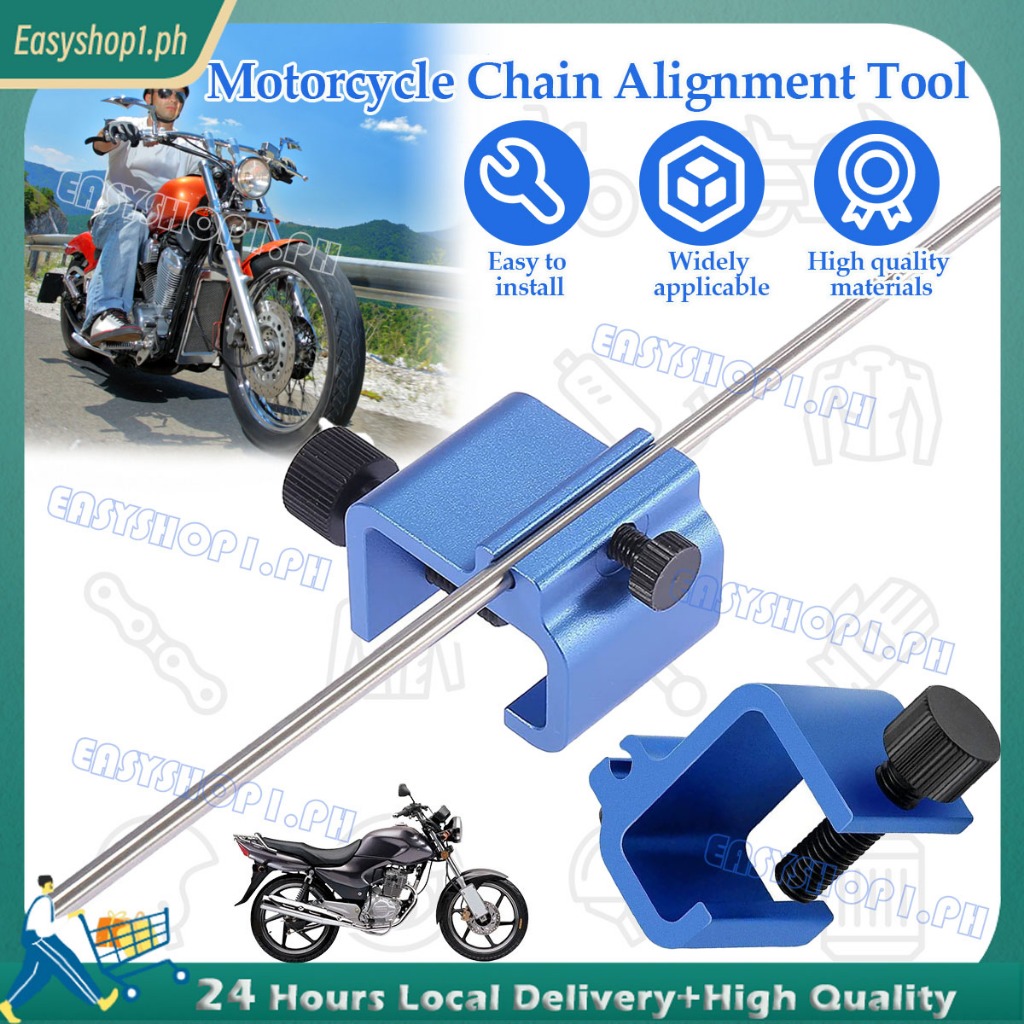 Motorcycle Chain Alignment Tool Aluminium Alloy Quick Accurate Sprocket ...