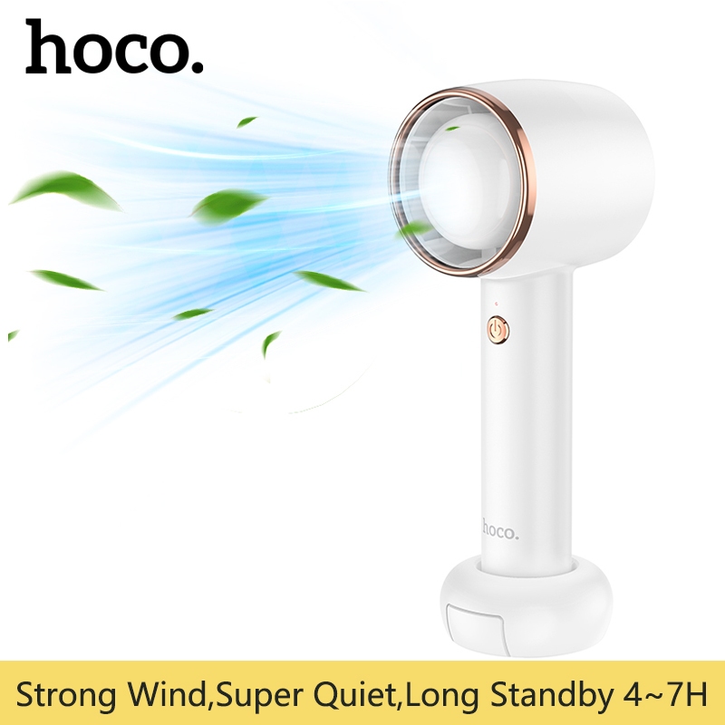 HOCO HX21 Portable Small Fortable Handy Fan USB Rechargeable Chargeable ...