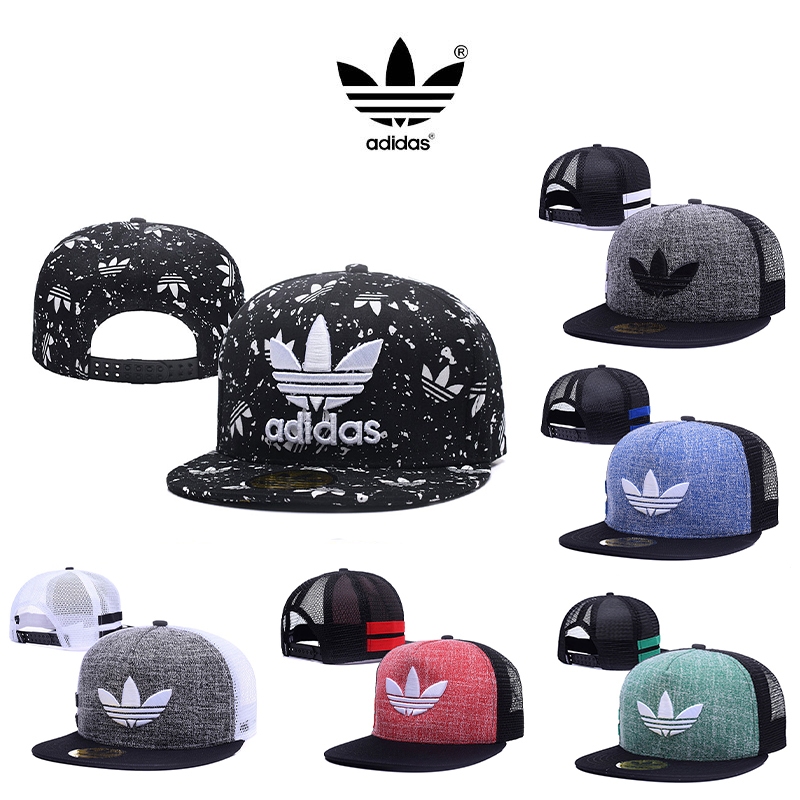 Adidas Snapback Cap Adjustable Hip hop Hat Clover Print Hat Men Cap Women Cap Shopee Philippines