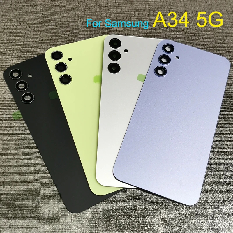 For Samsung Galaxy A34 5G Back Cover Housing Replacement With Adhesive ...